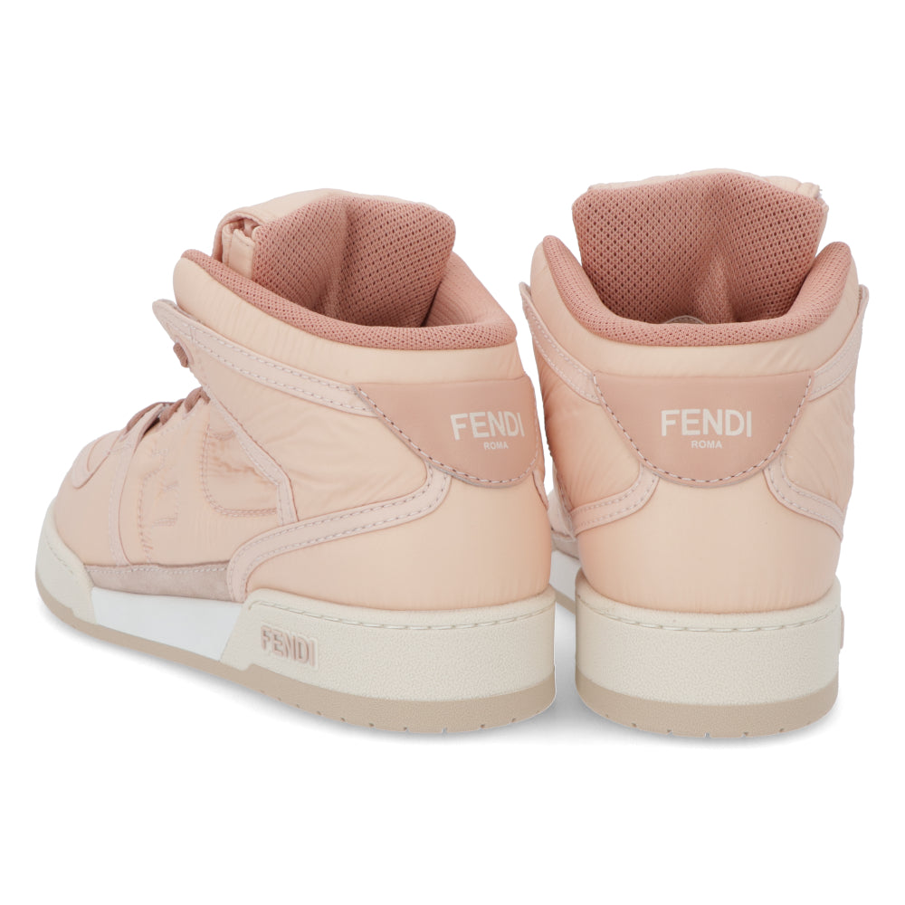 FENDI スニーカー ハイカット ナイロン レザー ロゴ
