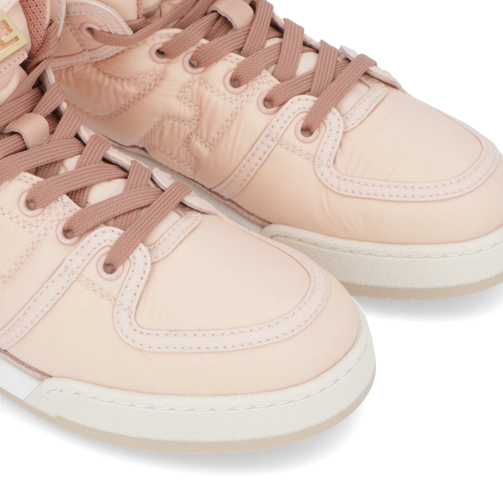 FENDI スニーカー ハイカット ナイロン レザー ロゴ