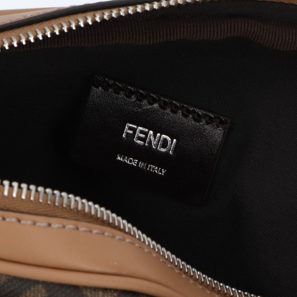 フェンディ FENDI バッグ ショルダーバッグ レディース CAMERA CASE DUO カメラケース ドゥオ ブラウン系 カーフレザー キャンバス ロゴ FF柄 ズッカ柄 7VA607 ALKA