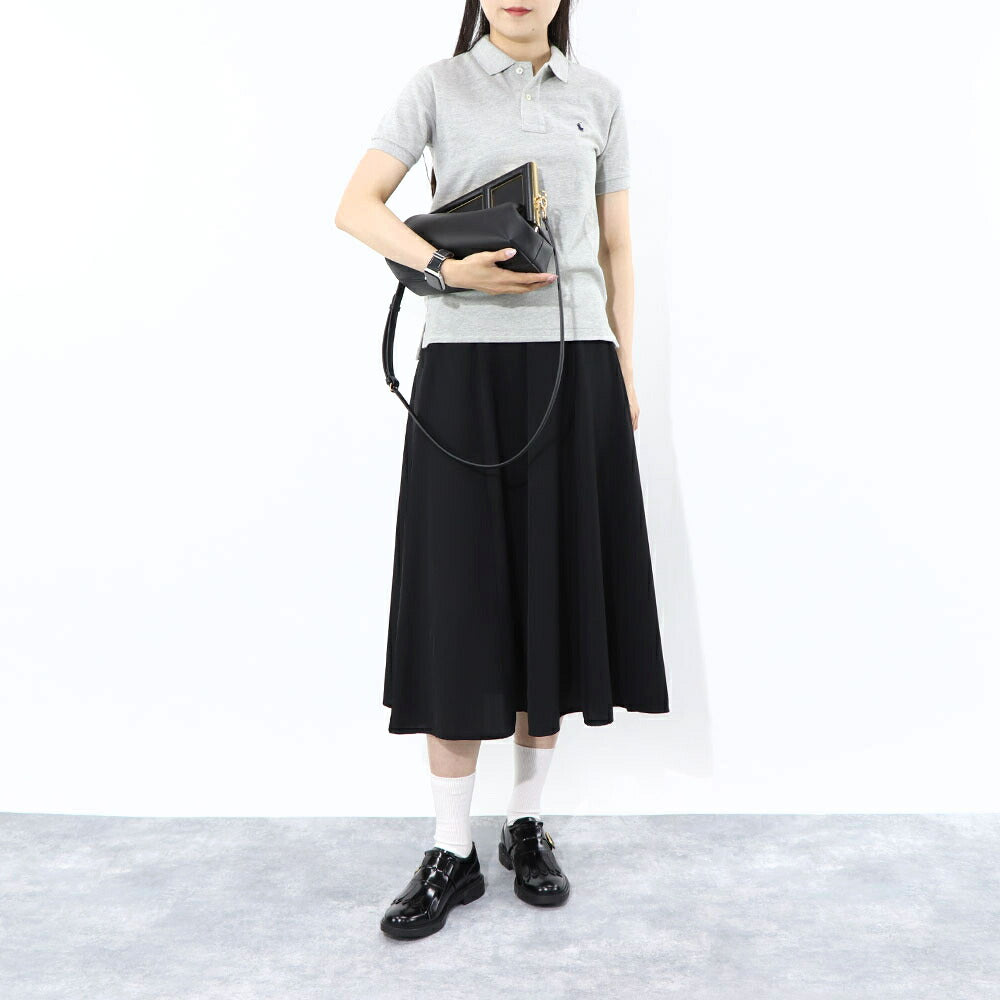 フェンディ FENDI バッグ ショルダーバッグ レディース FENDI FIRST MIDI フェンディ ファースト ミディ ブラック ブラウン ナッパレザー クラッチバッグ 2way ロゴ 8BP137 ABVE