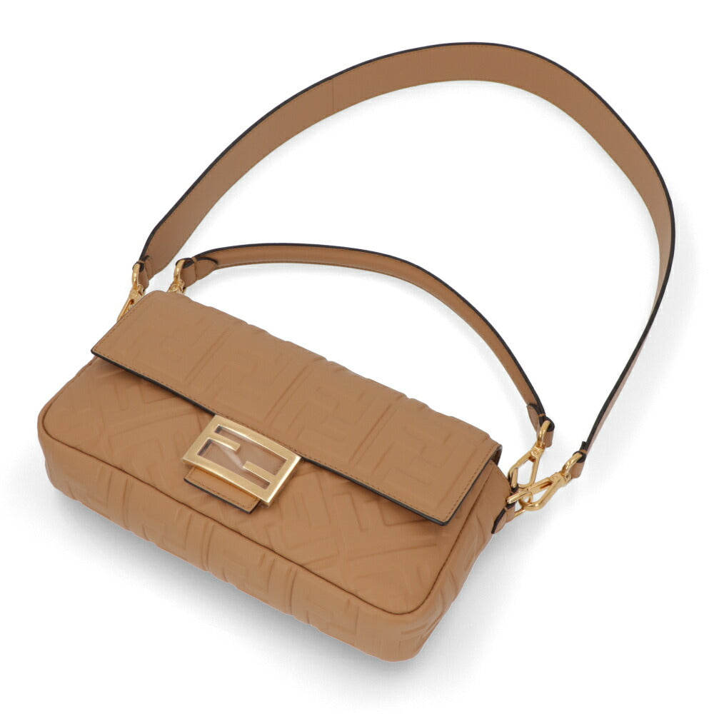 フェンディ FENDI バッグ ハンドバッグ レディース BAGUETTE バゲット ブラック ベージュ ナッパレザー ショルダーバッグ 2way FF柄 ズッカ柄 ロゴ 8BR600 A72V