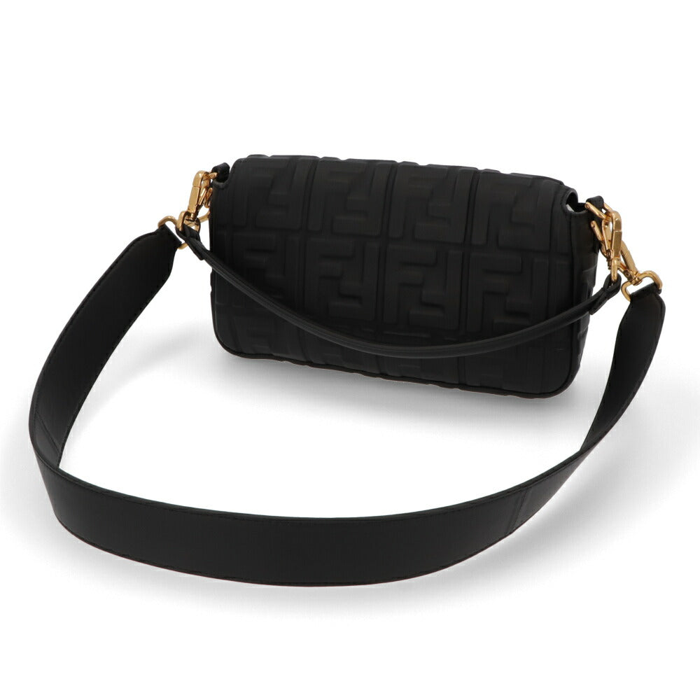 フェンディ FENDI バッグ ハンドバッグ レディース BAGUETTE バゲット ブラック ベージュ ナッパレザー ショルダーバッグ 2way FF柄 ズッカ柄 ロゴ 8BR600 A72V