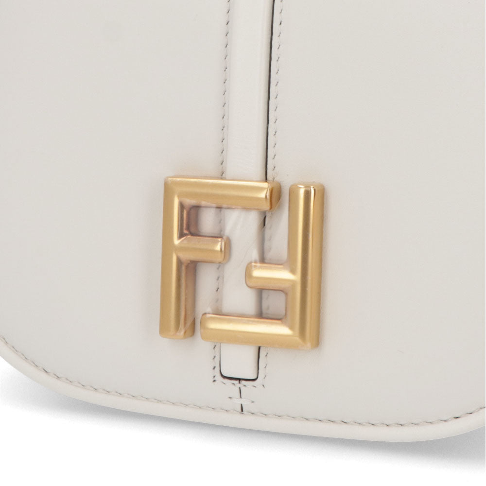 フェンディ FENDI バッグ ショルダーバッグ レディース C MON SMALL カモン スモール ホワイト レザー FFモチーフ クロスボディ 鞄 8BS082 AQ0L