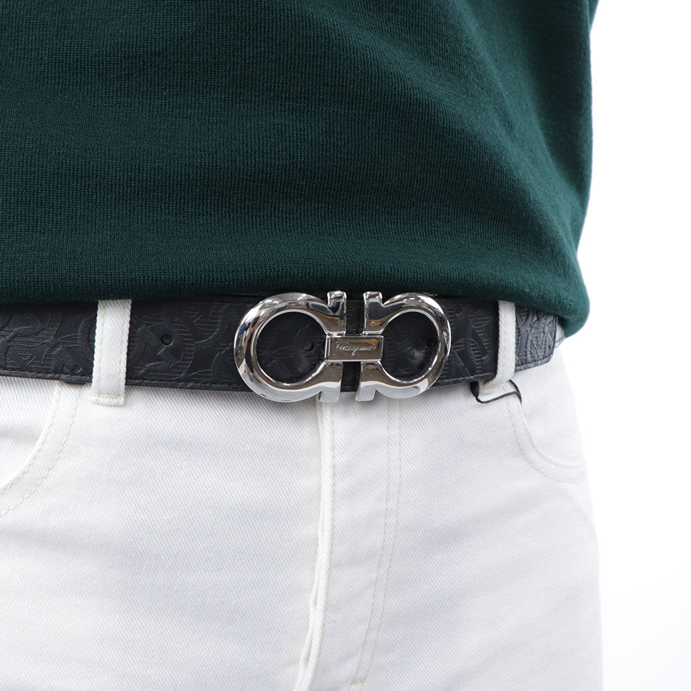 FERRAGAMO リバーシブルベルト ダブル ガンチーニ