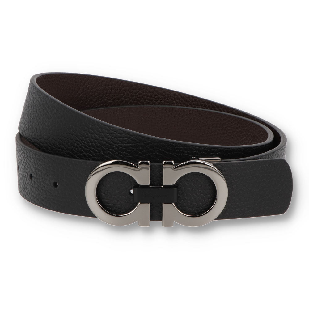 FERRAGAMO リバーシブルベルト ダブル ガンチーニ