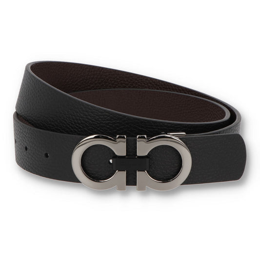 FERRAGAMO リバーシブルベルト ダブル ガンチーニ