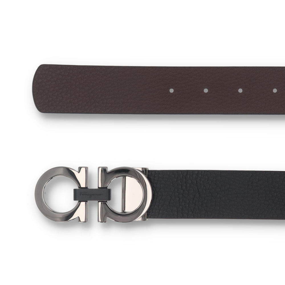 FERRAGAMO リバーシブルベルト ダブル ガンチーニ