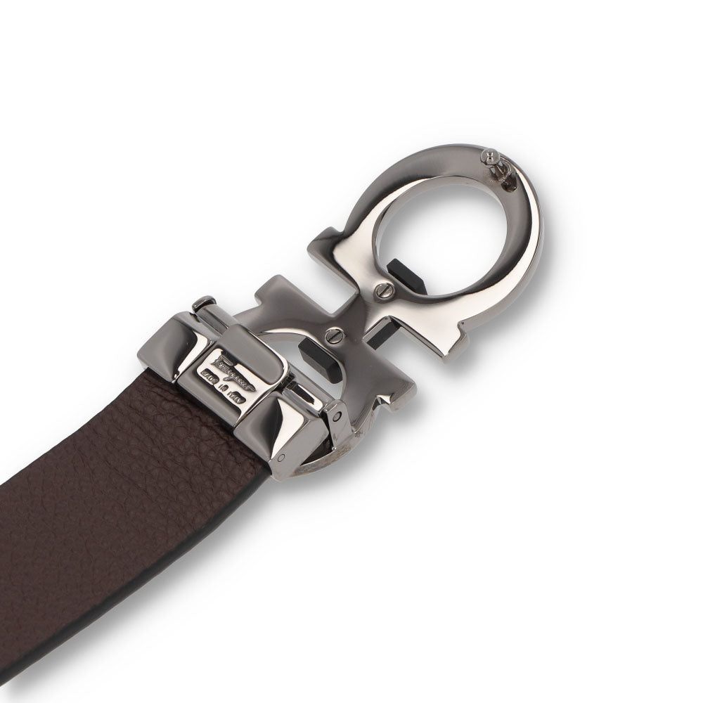 FERRAGAMO リバーシブルベルト ダブル ガンチーニ