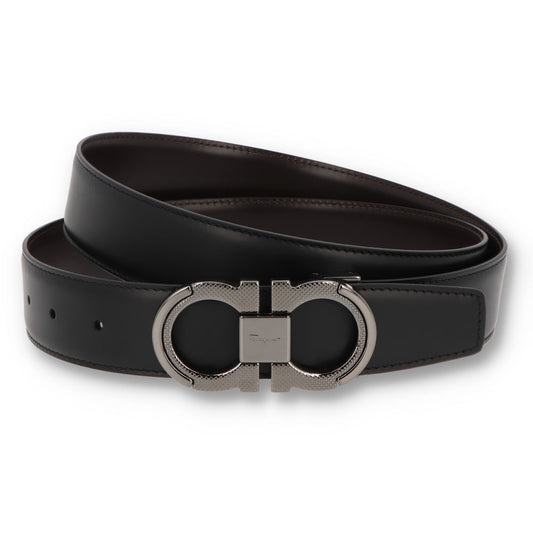FERRAGAMO リバーシブルベルト ダブル ガンチーニ