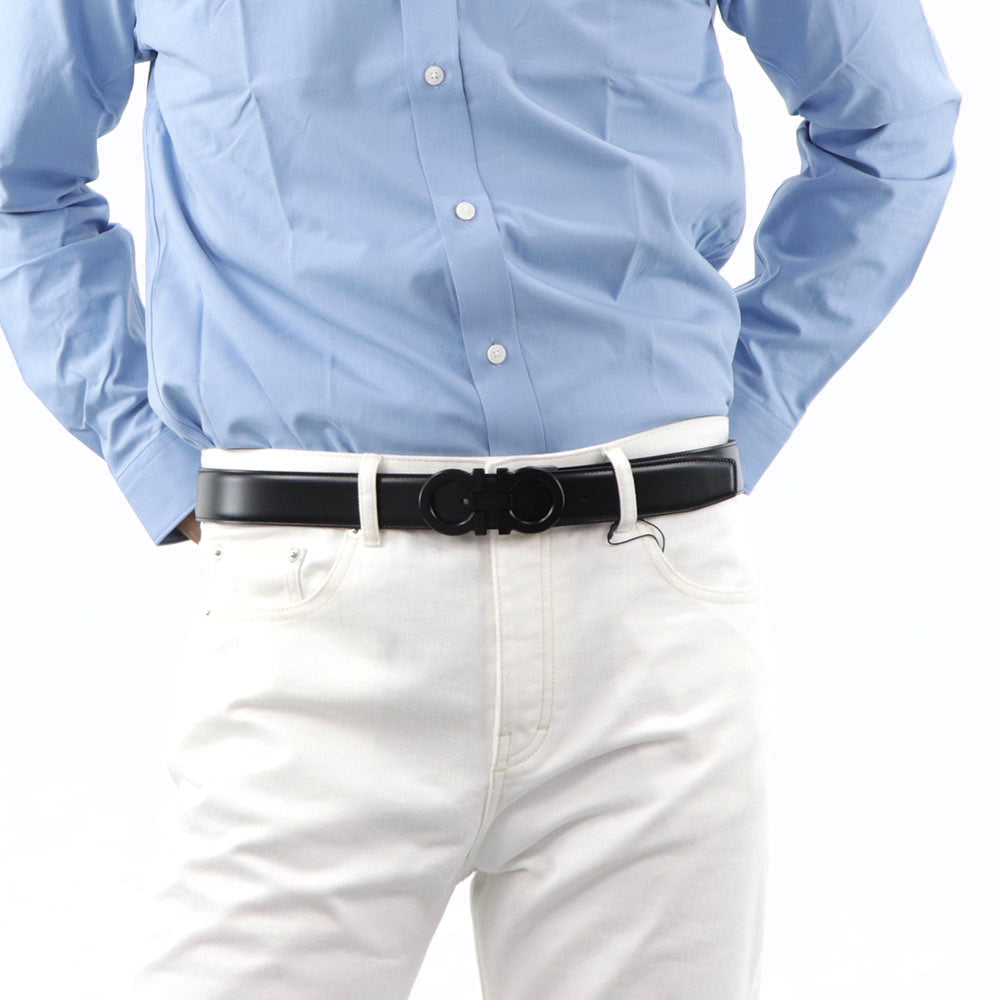 FERRAGAMO リバーシブルベルト ダブル ガンチーニバックル