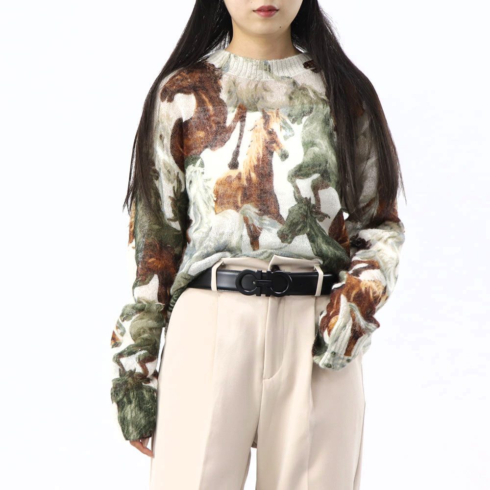 FERRAGAMO リバーシブルベルト ダブル ガンチーニバックル