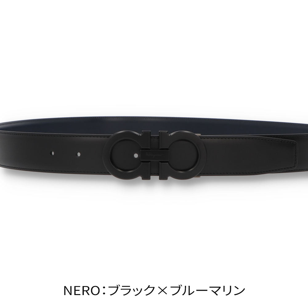 FERRAGAMO リバーシブルベルト ダブル ガンチーニバックル