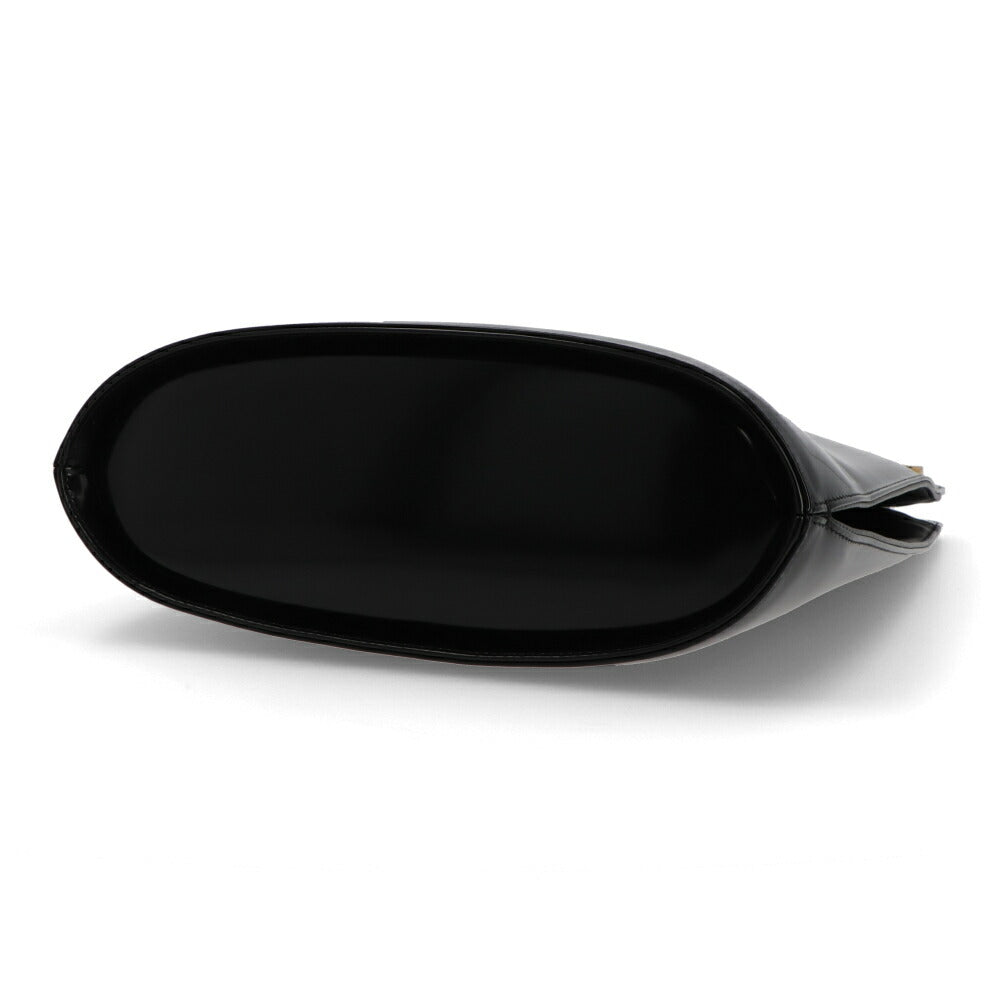 FERRAGAMO ショルダーWANDA ブラック レザー ワンダ ゴールド金具