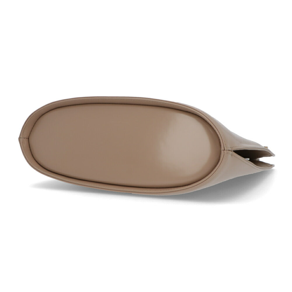 FERRAGAMO ショルダーWANDA ベージュ レザー ワンダ ゴールド金具