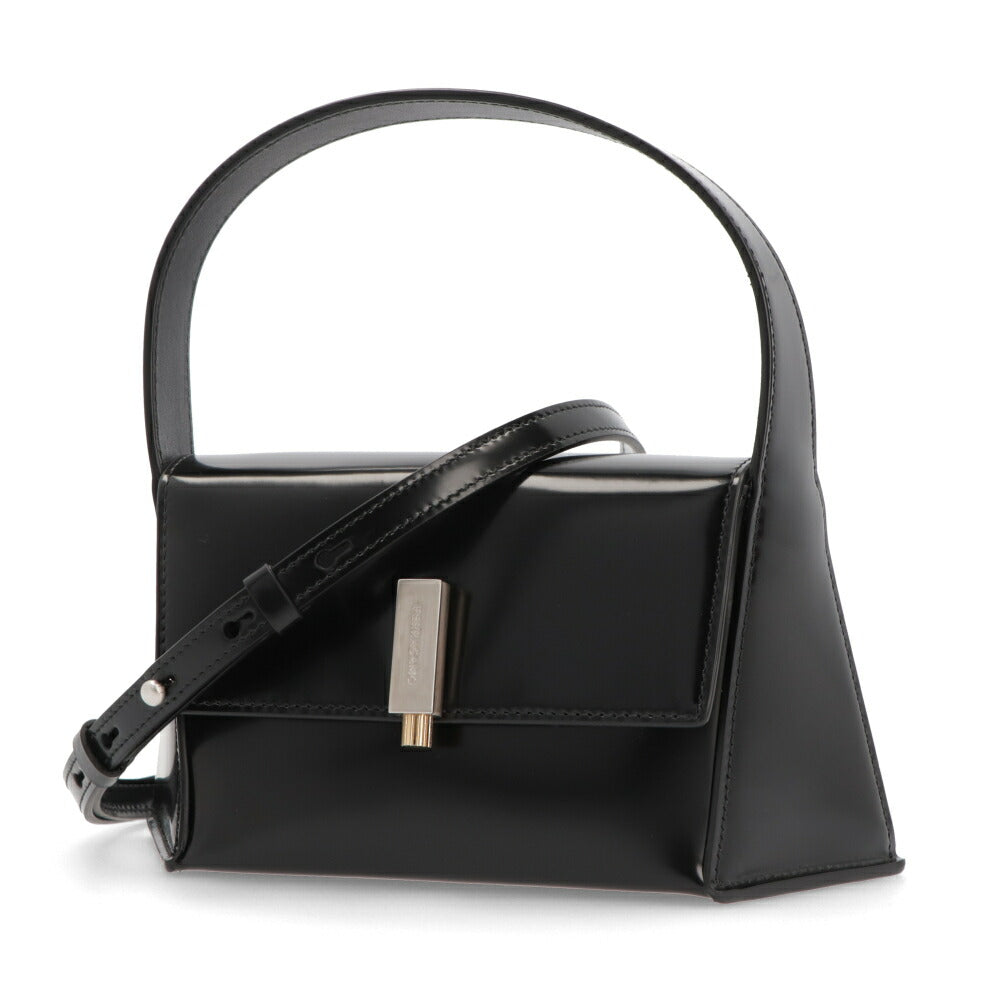 おっさー様確認用 FERRAGAMO ショルダーバッグ Geometric Shoulder bag Small ブラック