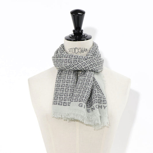 GIVENCHY ストール ポリノジック カシミヤ GGパターン 大判
