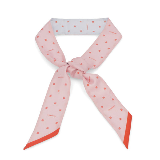 GIVENCHY スカーフ シルク ロゴ 4Gモチーフ ツイリー