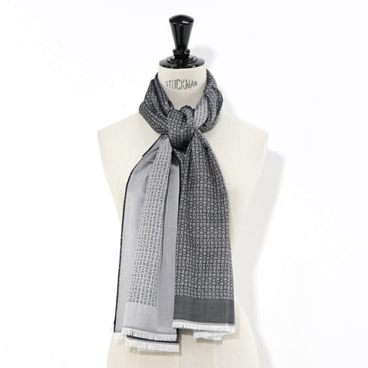 GIVENCHY ストール シルク ロゴ 総柄 GGパターン 大判