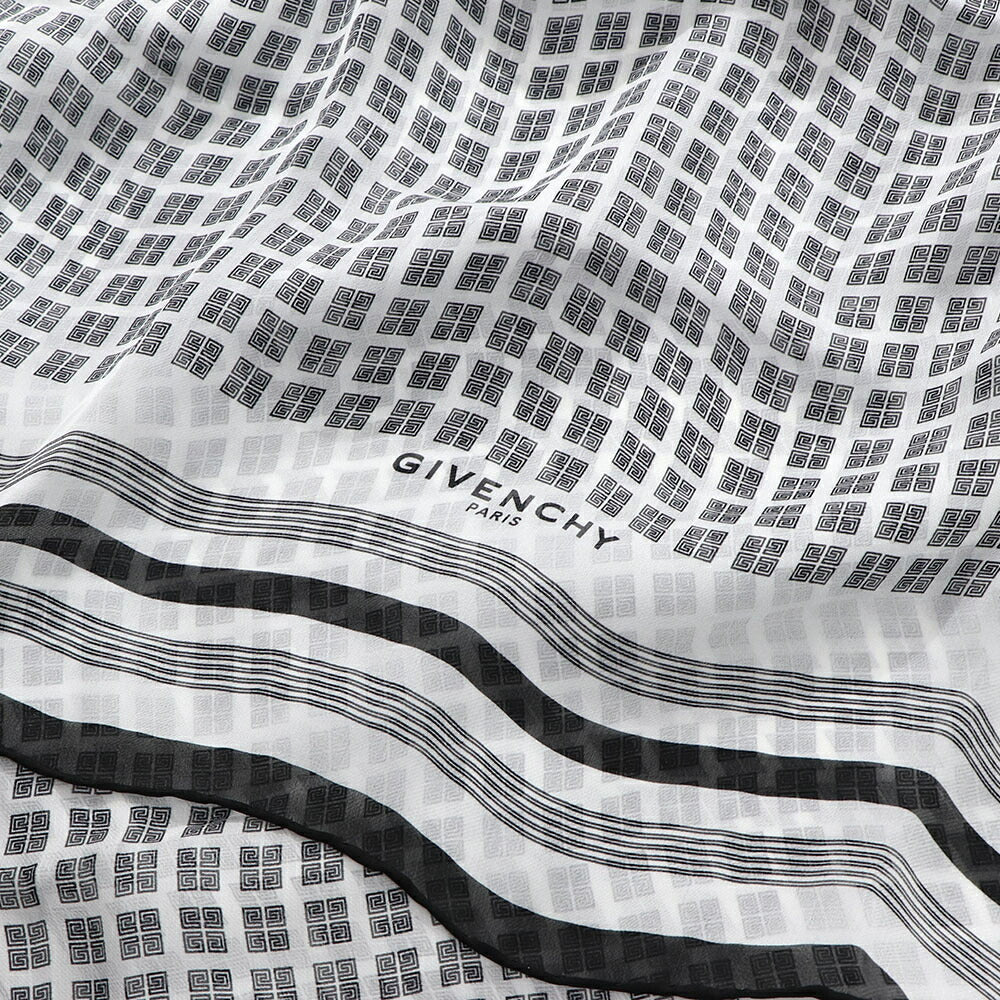 GIVENCHY ストール シルク GGパターン 総柄 モノグラム 大判