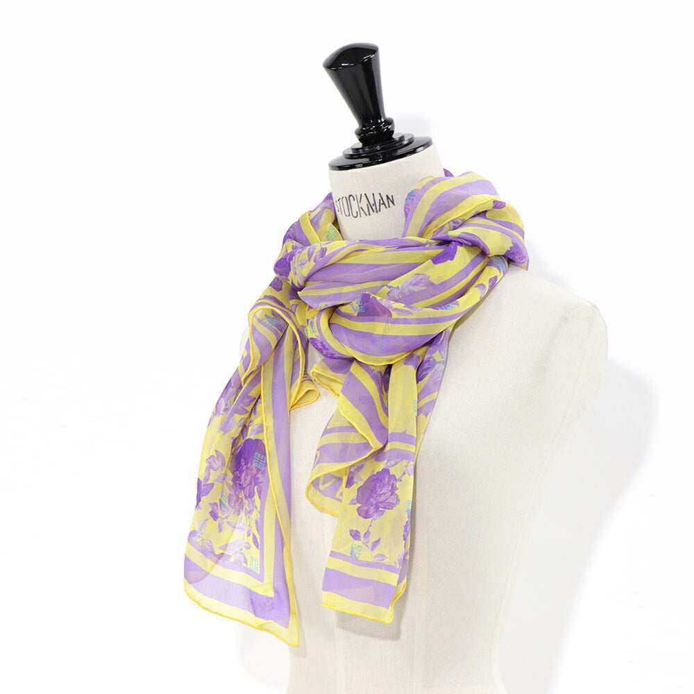 GIVENCHY ストール シルク 花柄 フラワープリント