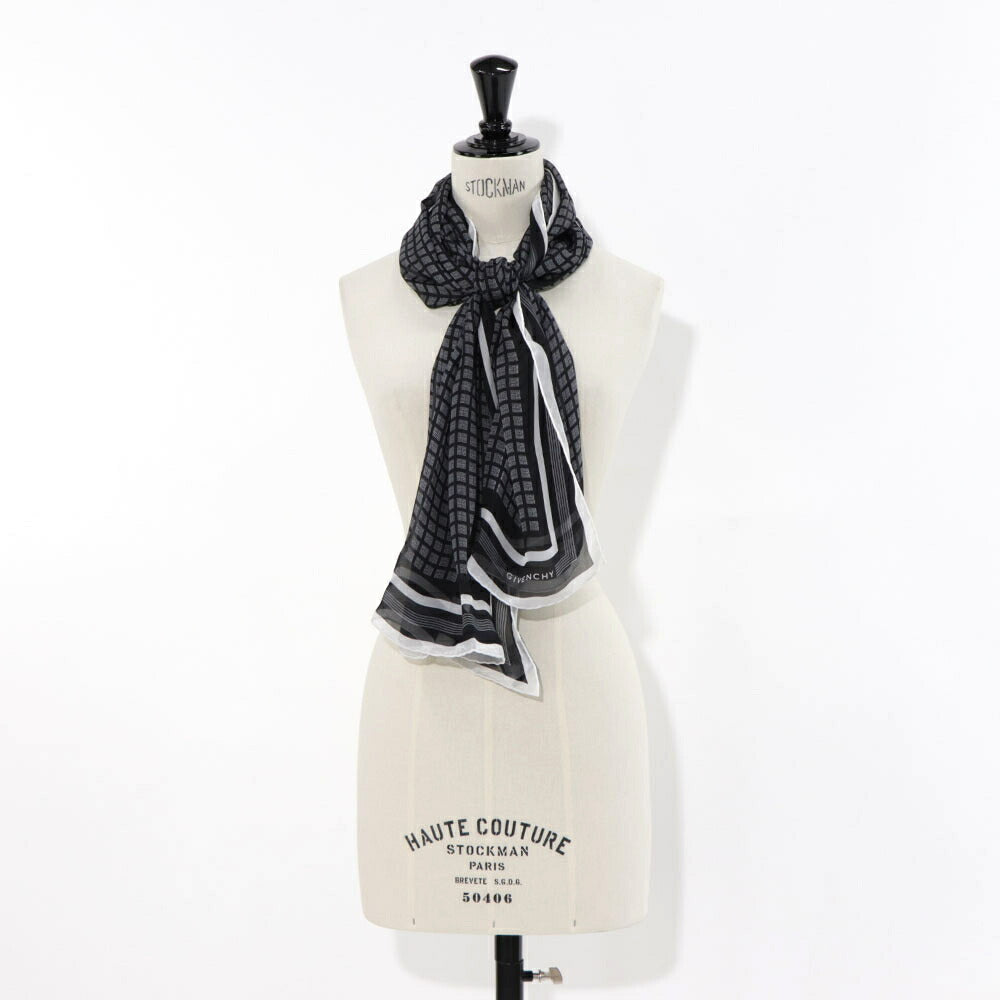 GIVENCHY ストール シルク GGパターン モノグラム 大判ショール