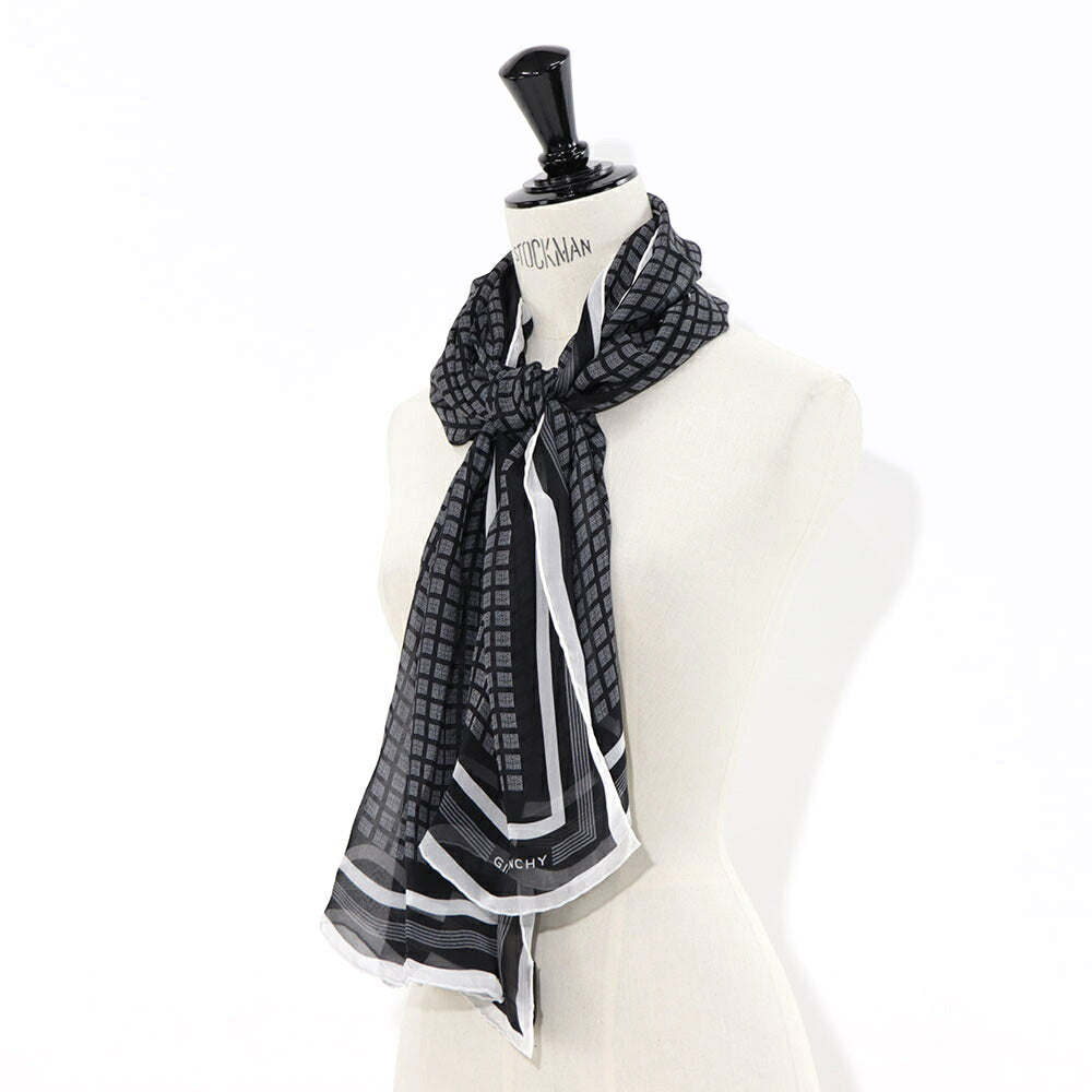 GIVENCHY ストール シルク GGパターン モノグラム 大判ショール