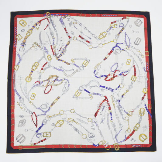 エルメス HERMES スカーフ カシシル140 シルク