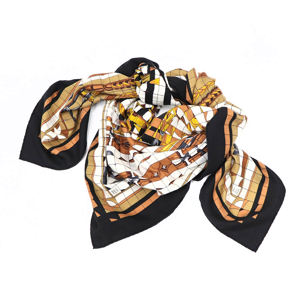 エルメス カシシル140 ブラック コーチング・デジャヴ