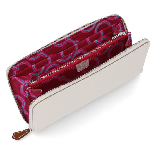 HERMES シルクイン グリペール アイボリー ルビー