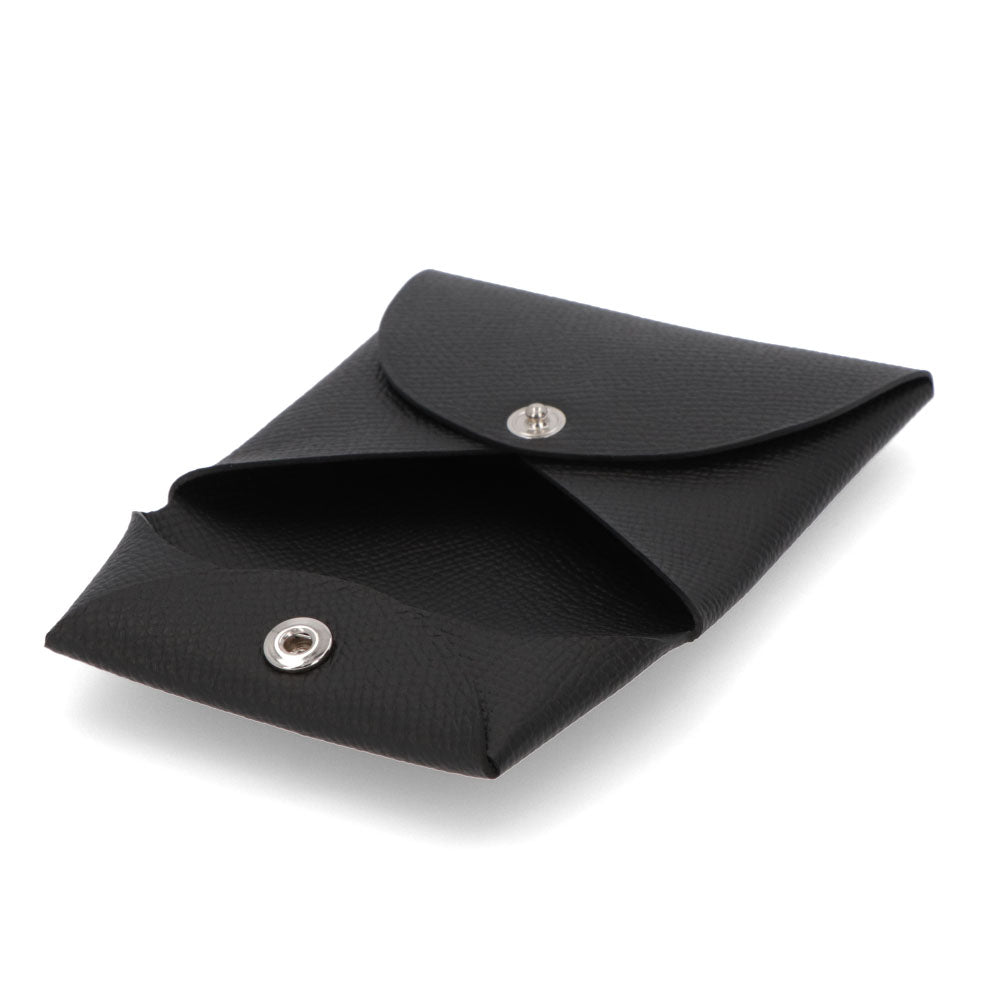 HERMES バスティア コインケース ブラック エプソン