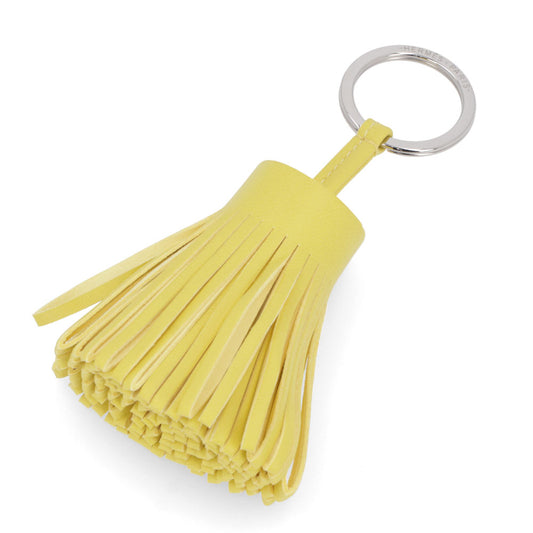 HERMES カルメン キーリング ライム ラムスキン