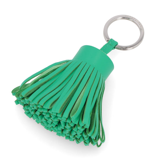 HERMES カルメン キーリング ミント ラムスキン