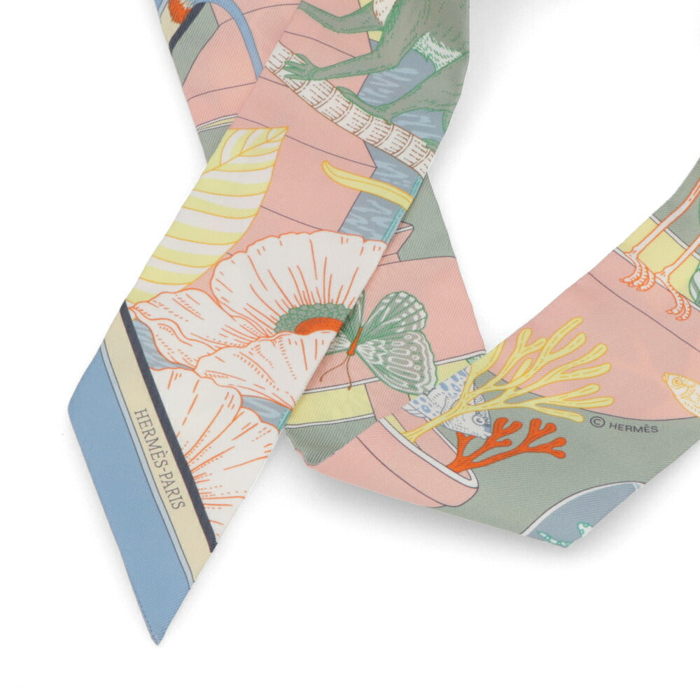 HERMES ツイリー PRECIOUS PARADISE ブルージーン