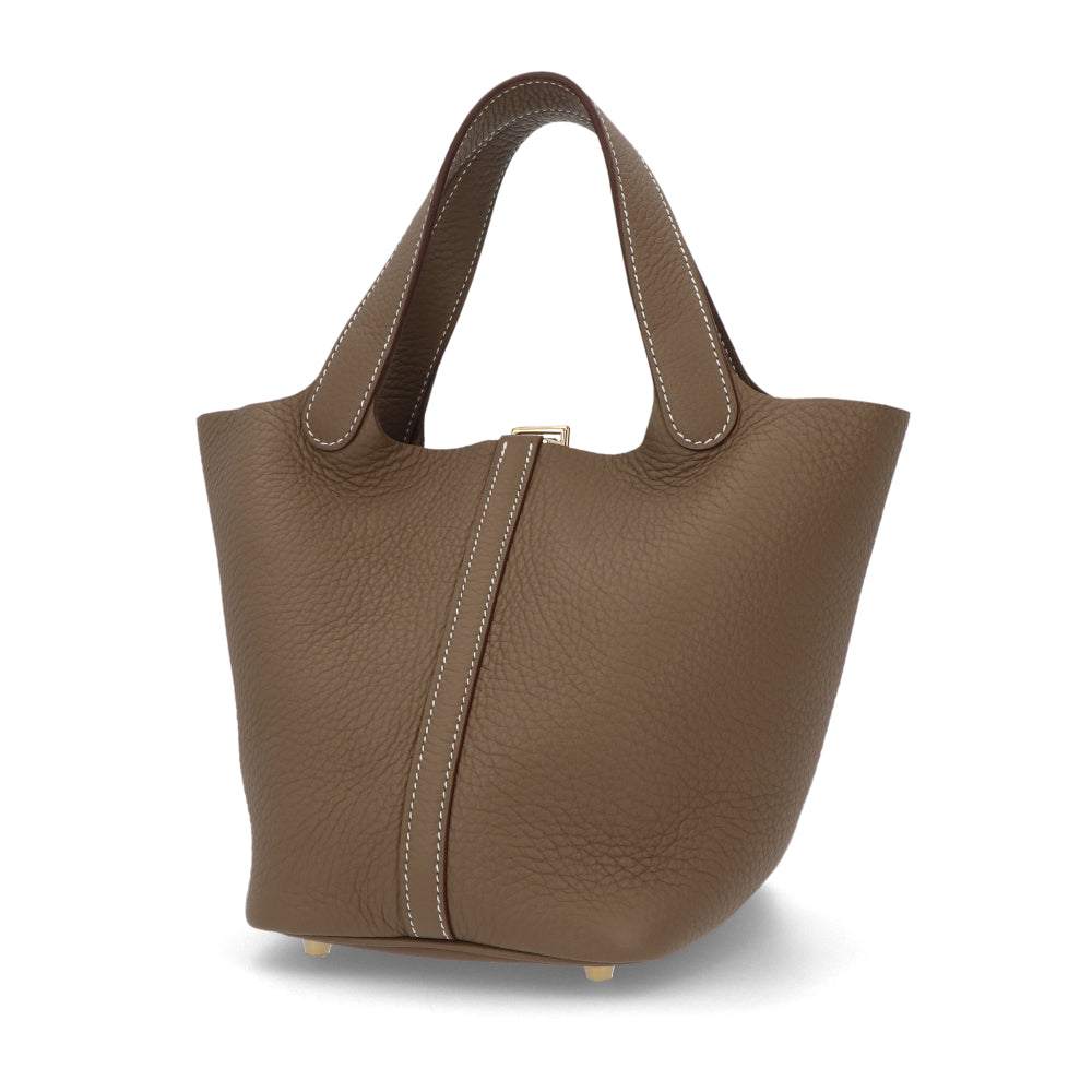 エルメス ピコタンロックPM エトゥープ ゴールド金具