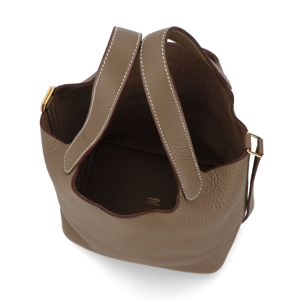 エルメス ピコタンロックPM エトゥープ ゴールド金具