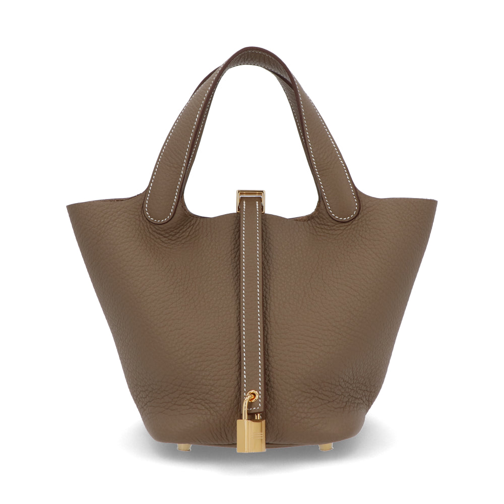 エルメス ピコタンロックPM エトゥープ ゴールド金具