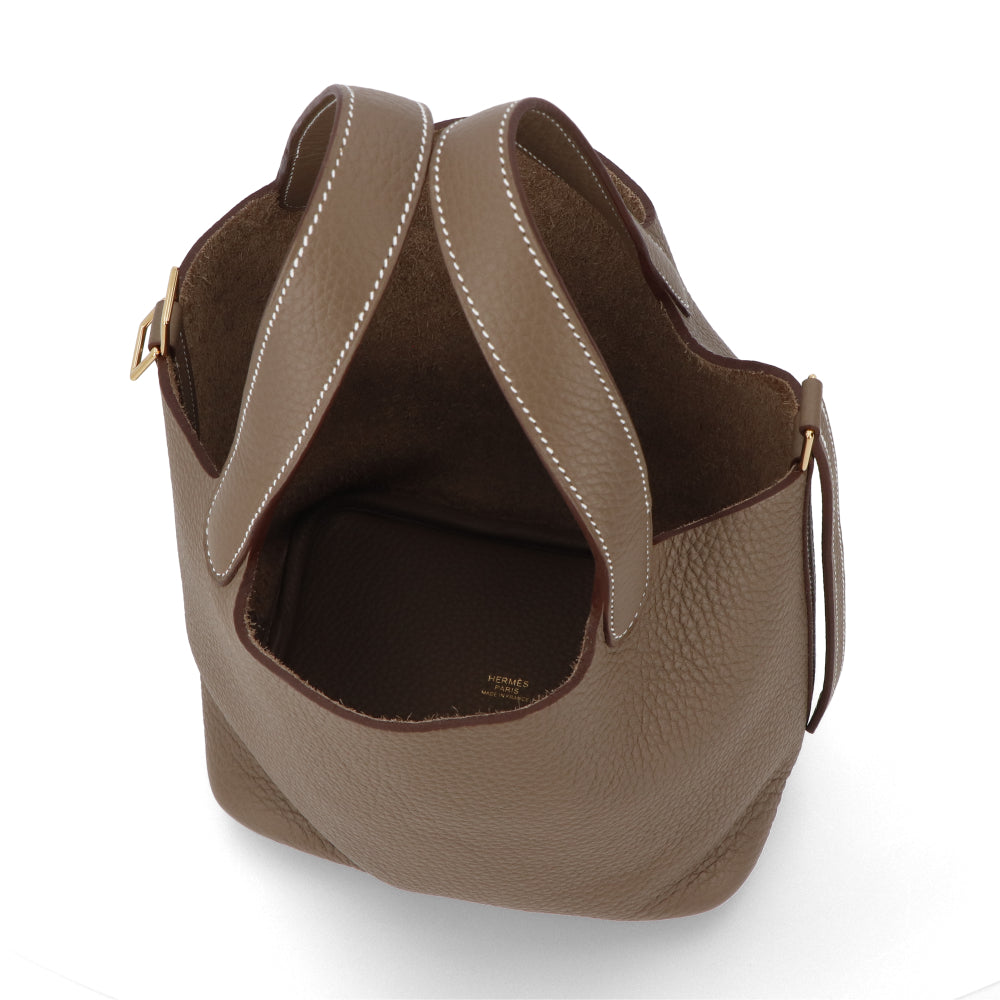 エルメス ピコタンロックPM エトゥープ ゴールド金具