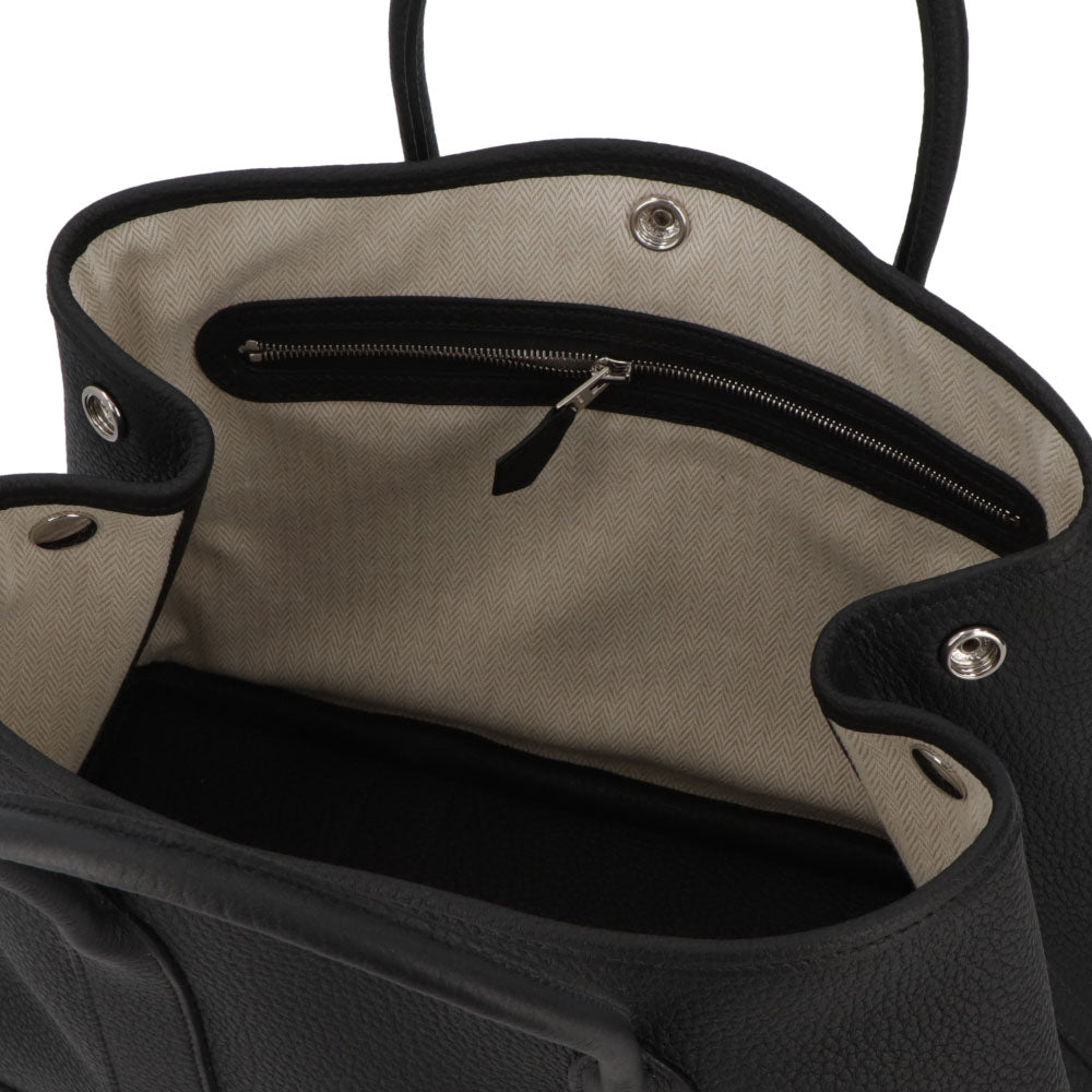 HERMES ガーデンパーティTPM ブラック シルバー金具