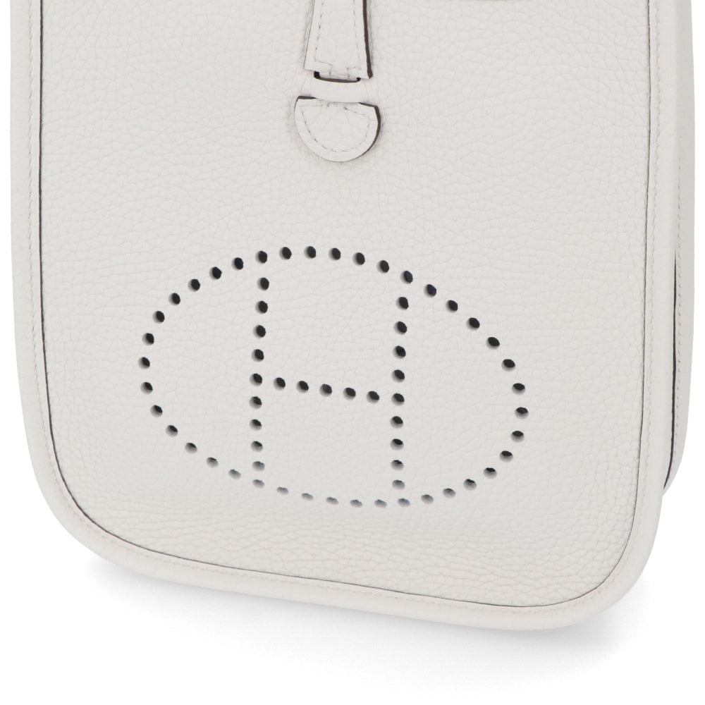 HERMES エヴリンTPM ニューホワイト ゴールド金具