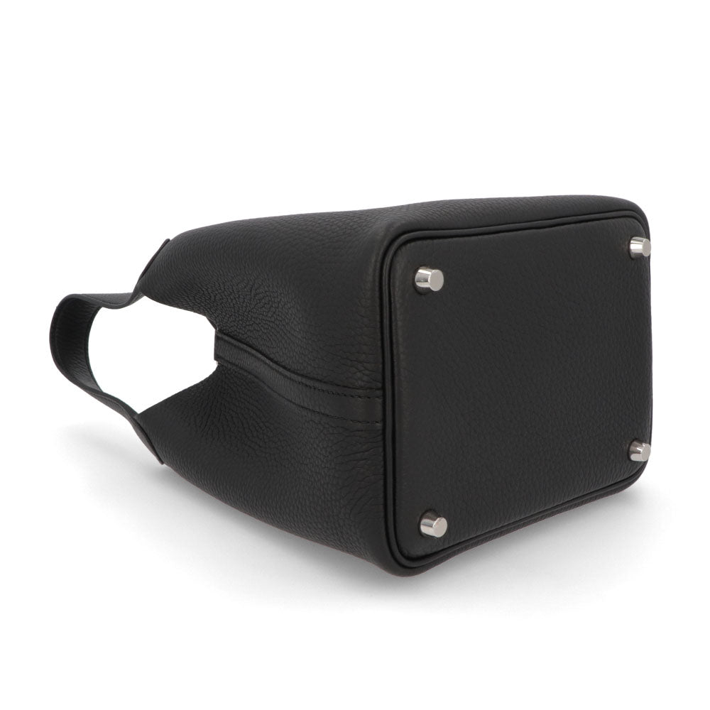 HERMES ピコタンロックPM ブラック シルバー金具