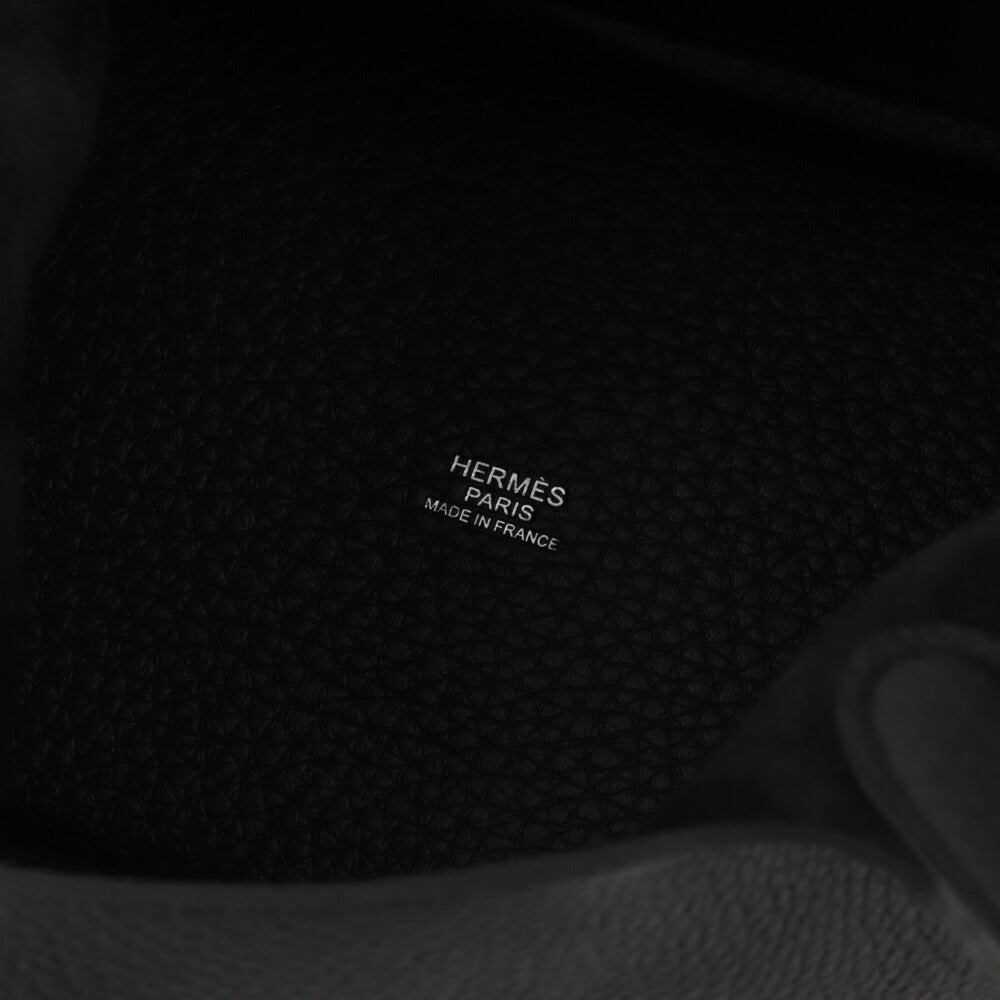 HERMES ピコタンロックPM ブラック シルバー金具
