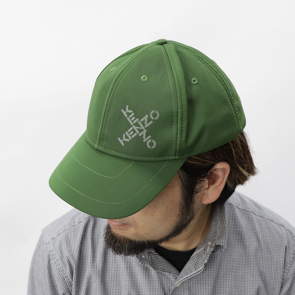 ケンゾー キャップ FA65AC221F21 グリーン ロゴ