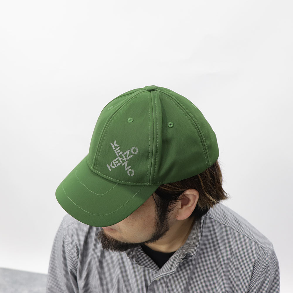 ケンゾー キャップ FA65AC221F21 グリーン ロゴ