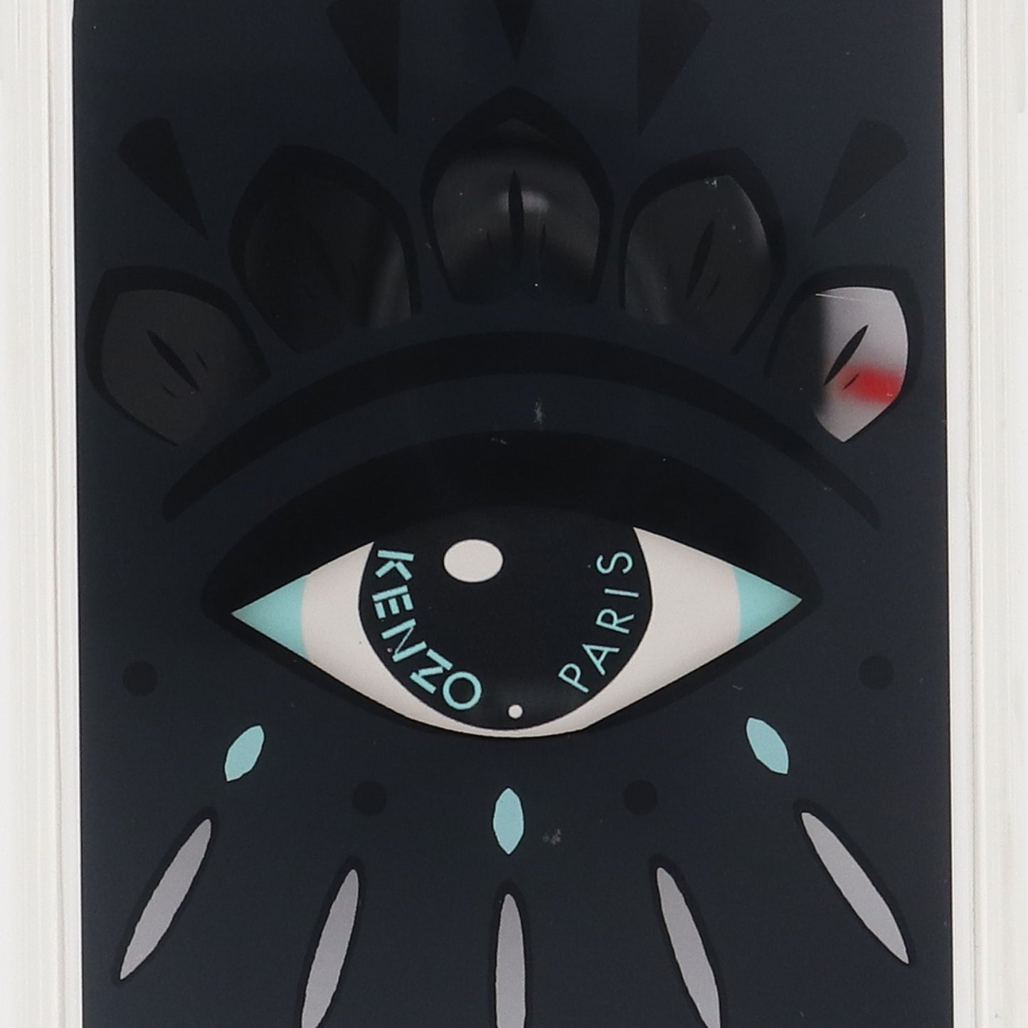 ケンゾー iPhoneケース メンズ レディース ダークグレー iPhoneXs Max アイ 目玉 ロゴ F96COKXSMBEL 97