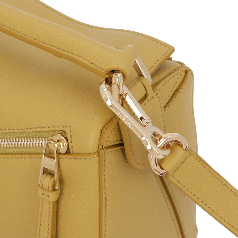 ロエベ LOEWE バッグ ショルダーバッグ レディース パズル スモール PUZZLE SMALL イエロー系 レザー ロゴ アナグラム ハンドバッグ 2Way 鞄 ゴールド金具 32230S21