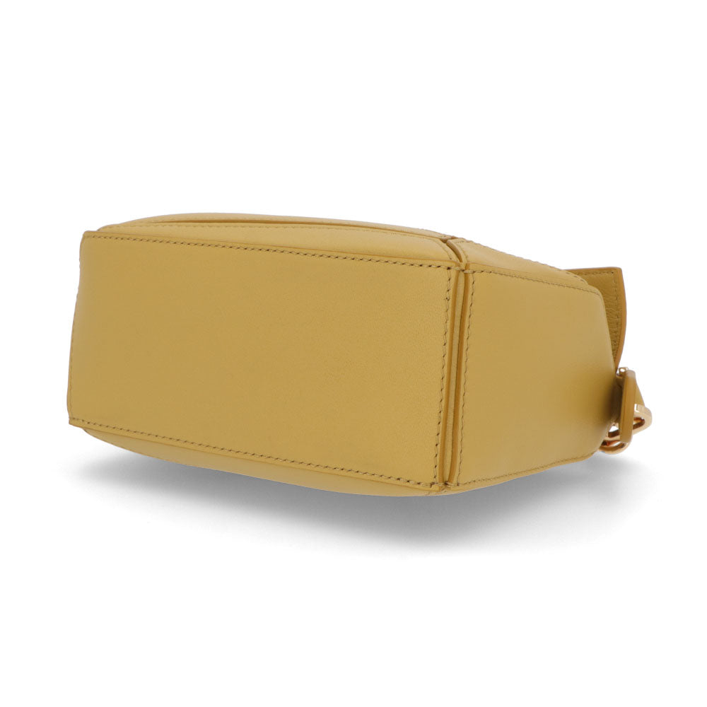 ロエベ LOEWE バッグ ショルダーバッグ レディース パズル ミニ PUZZLE MINI イエロー系 レザー アナグラム ハンドバッグ 2Way 鞄 ゴールド金具 32230U95