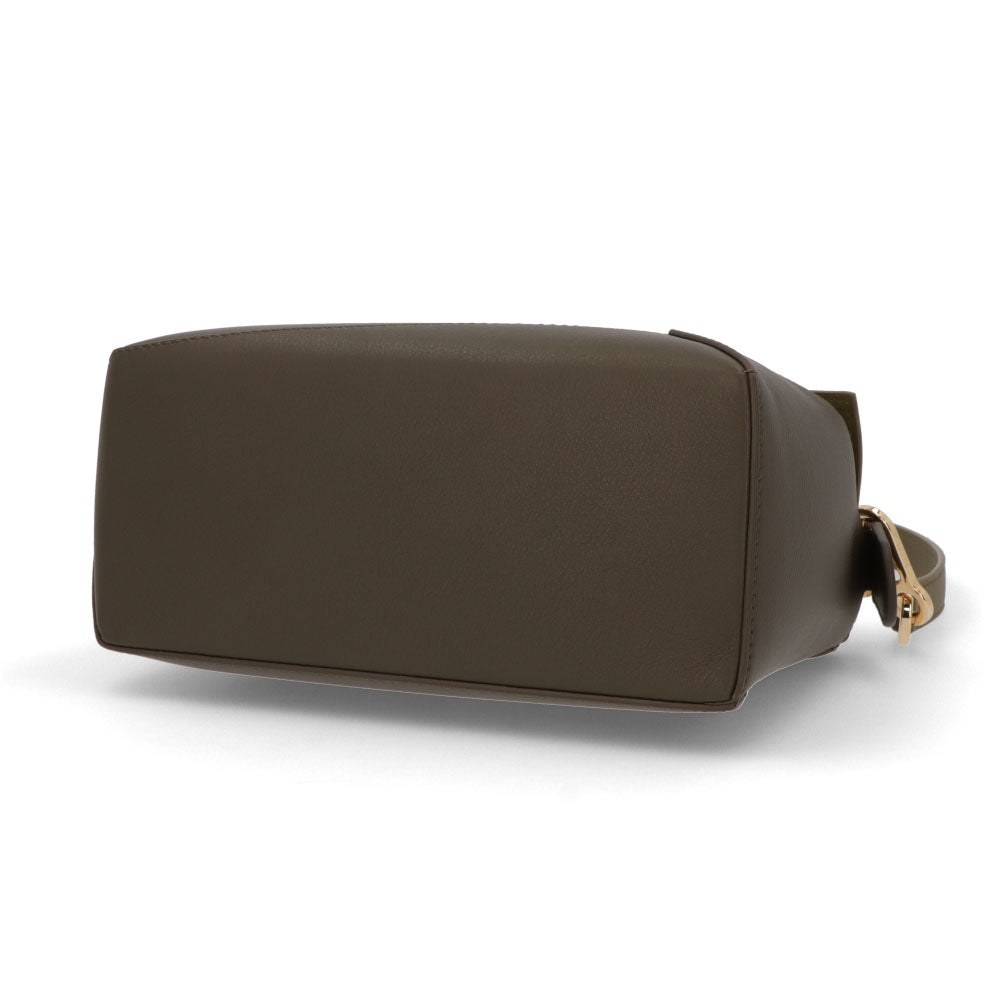 ロエベ LOEWE バッグ ショルダーバッグ レディース パズル スモール PUZZLE SMALL ベージュ×ブラック グリーン レザー アナグラム ハンドバッグ 2Way 鞄 ゴールド金具 A510P60X44