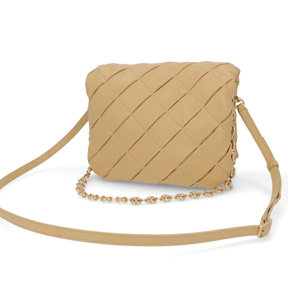 ロエベ LOEWE バッグ ショルダーバッグ レディース パファー ゴヤバッグ ベージュ系 パープル ラムスキン レザー 2way チェーンショルダー アナグラム ロゴ A896P41X14