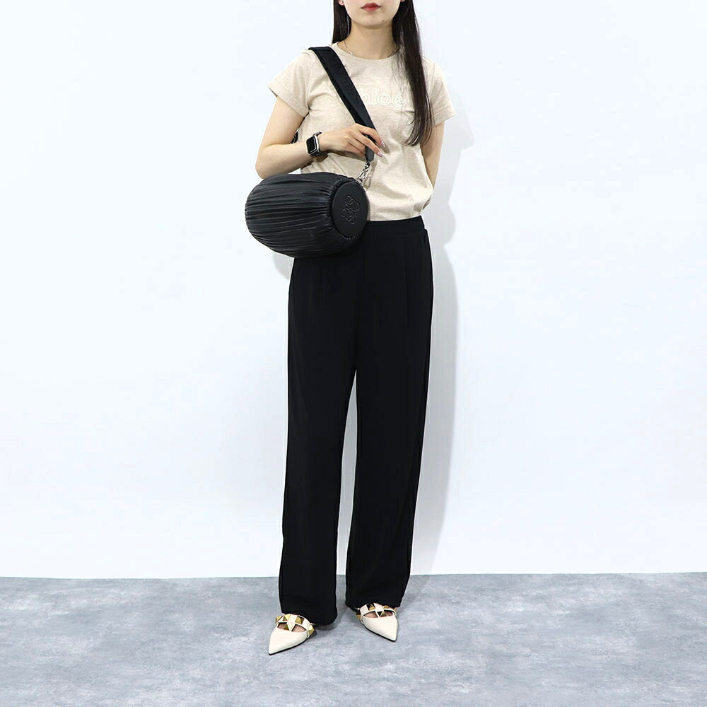 ロエベ LOEWE バッグ ショルダーバッグ レディース ブレスレットポーチ ブラック ラムスキン レザー ハンドバッグ 2way アナグラム ロゴ ブラック A912Y98X10