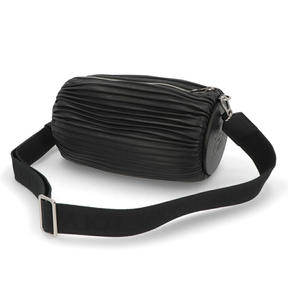 ロエベ LOEWE バッグ ショルダーバッグ レディース ブレスレットポーチ ブラック ラムスキン レザー ハンドバッグ 2way アナグラム ロゴ ブラック A912Y98X10